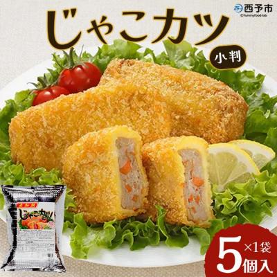 ふるさと納税 西予市 <おがた蒲鉾　じゃこカツ小判(未加熱)5個入り>　じゃこ天　ソウルフード　特産品　郷土料理　おかず