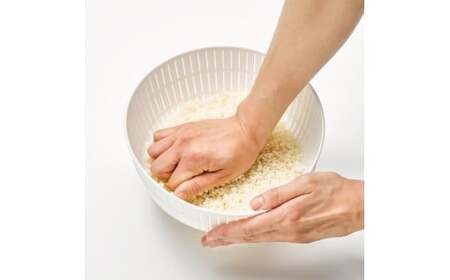 米とぎにも使える ザル ボウル 6点セット LBK-10 ベージュ ／ キッチン用品 調理器具 耐熱 重ねて収納 コンパクト ライクイット like-it 奈良県 葛城市【like021-7】