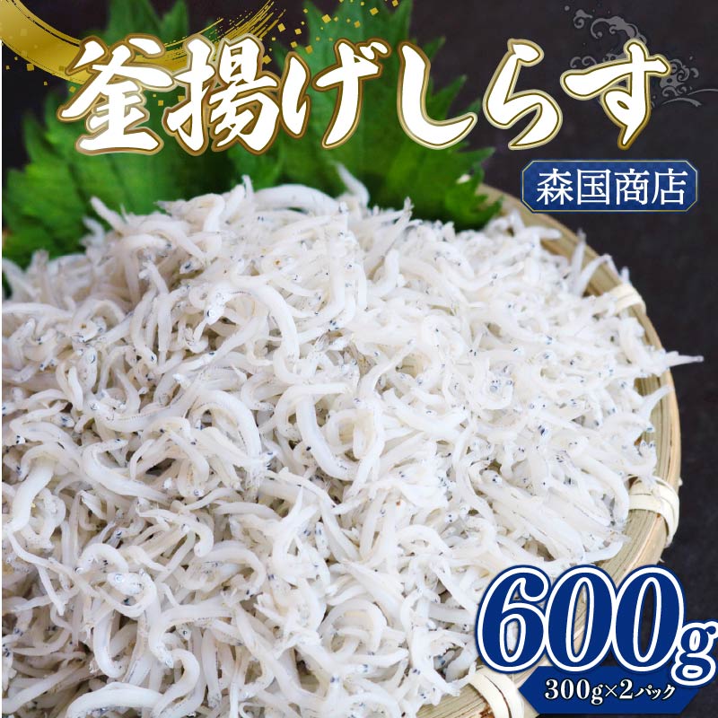 【ふるさと納税】 釜揚げ しらす600g | 釜揚げ ごはん 高知県 南国市 シラス しらす ちりめん じゃこ かちり 小魚 魚貝類 しらす シラス 海鮮 しらす丼 シラス丼 おすすめ 米 に合う