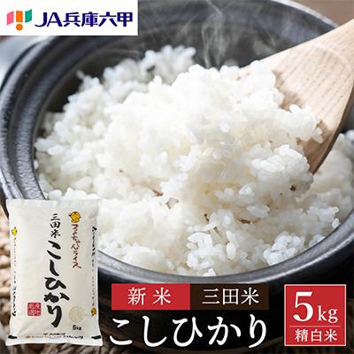 ふるさと納税 三田市 【令和7年産】三田米コシヒカリ　精米　5kg