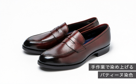 倭イズム ( ヤマトイズム ) 牛革 マッケイ ビジネスシューズ 紳士靴  YAP700 ( ワイン )  ファッション メンズ 男性 履き心地 日本製 上品 光沢 耐久性 3E  BN002 25.