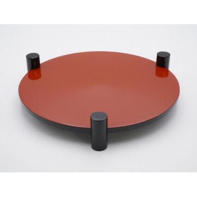 ふるさと納税 高岡市 【高岡漆器】三つ足両面台