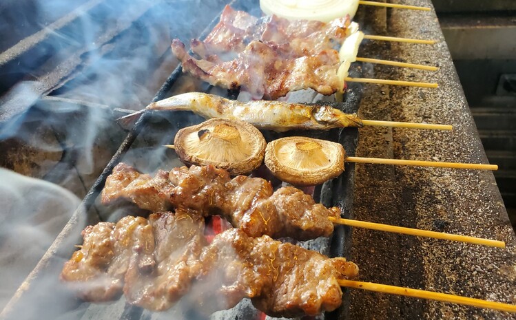 炭火焼き鳥チルドセット 【バーベキュー ベランピング  家飲み キャンプ アウトドア 串焼き チルド 炭焼き】(H082103)