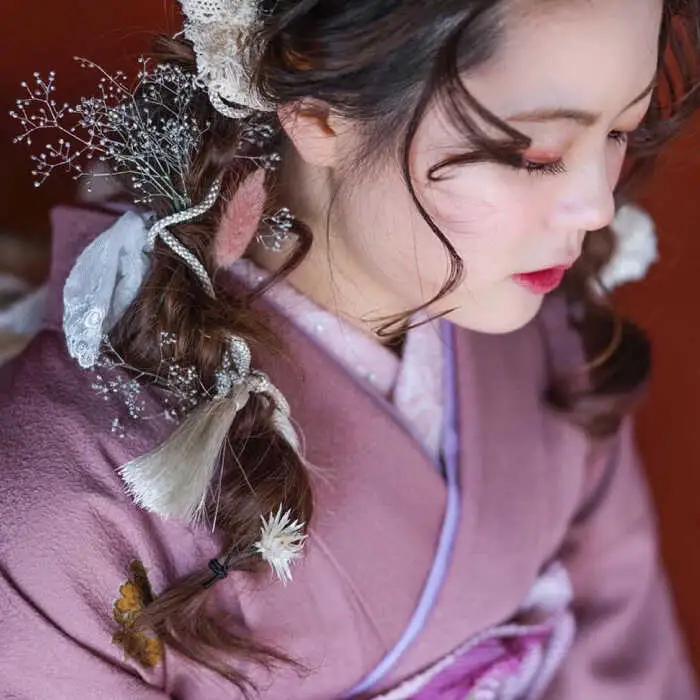 【憧れの十三参り】満12歳のお嬢様 振袖一式お出かけプラン ▼ 着物 式 お祝い 写真 撮影 記念 桂川町/studio.FELIZ [ADBU002]