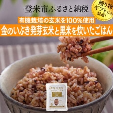 発芽玄米と黒米を炊いたパックご飯と伊達の赤豚カレー セット(ご飯6個×カレー3個)