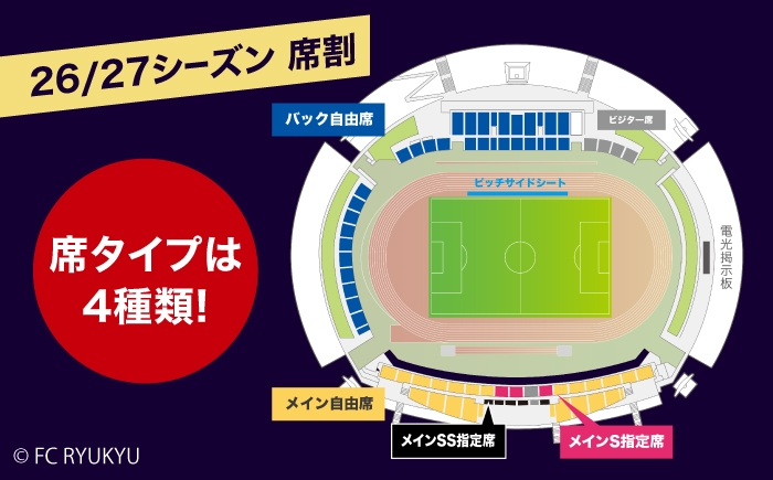 FC琉球 26/27シーズンパスの購入に使えるクーポン サッカー Jリーグ スポーツ観戦 チケット