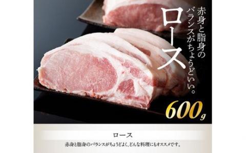 川南ポーク 3種(バラ、ロース、ヒレ)ブロック セット 1.8kg　豚肉[E5004]