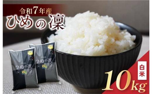 【令和7年産】【2025年11月10日から順次発送】今治産 米（ひめの凜）10kg【VB01580k10】米 お米 コメ おこめ 白米 精米 ごはん ご飯 ひめの凜 愛媛県産 今治産 新米