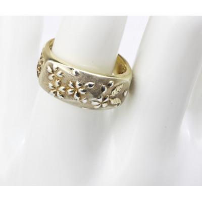 ふるさと納税 桜川市 万葉桜より「透桜(すかしさくら)」リング 地金バージョン 19号 |  | 02