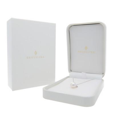 ふるさと納税 神戸市 【6月誕生石】無調色 アコヤ真珠 ムーンストーン K10WG ペンダント ネックレス チェーン付き |  | 03