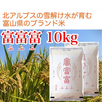 ふるさと納税 魚津市 【毎月定期便】【3ヶ月定期便】富山県産米「富富富」10kg(5kg×2袋)(精米)全3回