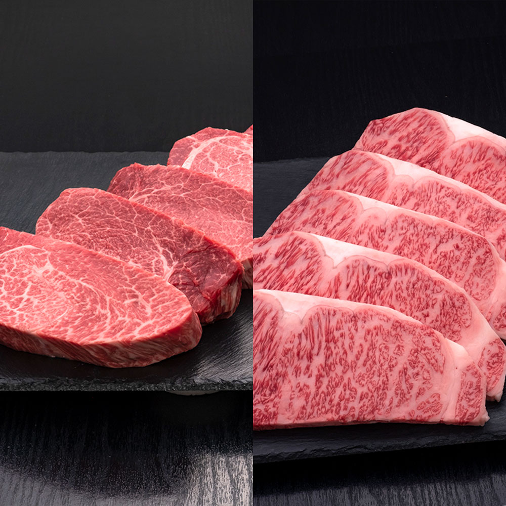 【ふるさと納税】【選べる定期便】A5等級 博多和牛 ヒレステーキ 満喫Dセット （1ヶ月毎～6ヶ月毎）（2回～12回） 牛肉 和牛 お肉 肉 おにく にく 牛 ヒレ 厚切り サーロイン サーロインステーキ ステーキ セット 定期便 福岡県 糸田町 冷凍 送料無料