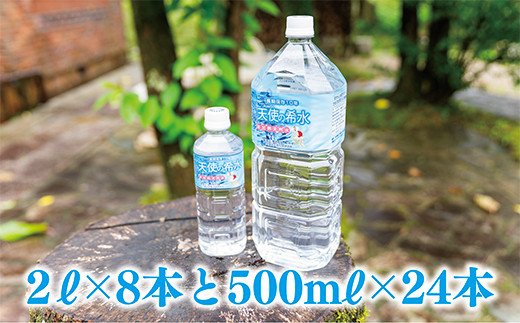 
『天使の希水』親子セット（2L+500ml 1ケースずつ）：B031-009
