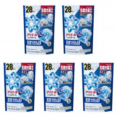 ふるさと納税 藤岡市 P&amp;G　アリエールジェルボールプロ　つめかえハイパージャンボサイズ(28個入り)×5個
