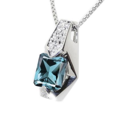 ふるさと納税 京都市 【京セラ】クレサンベール〈アレキサンドライト・天然ダイヤモンド〉ペンダント(ジュエリー) |  | 02