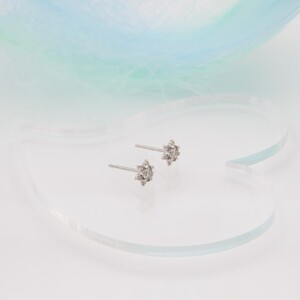 PT900 0.24ct ダイヤモンド ピアス　FFP-000346