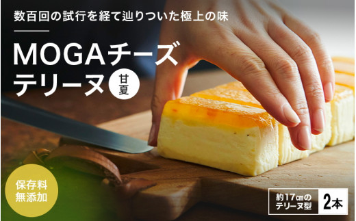 MOGAチーズテリーヌ（甘夏）2本入り / 田辺市 チーズテリーヌ 甘夏チーズテリーヌ チーズケーキ お菓子 スイーツ ギフト プレゼント 甘夏【mob008-1】
