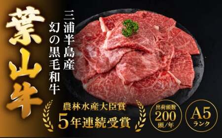 葉山牛 焼肉用カルビ500g／ 牛肉 葉山牛 和牛 焼肉 カルビ 【有限会社葉山旭屋牛肉店】[ASAP023]