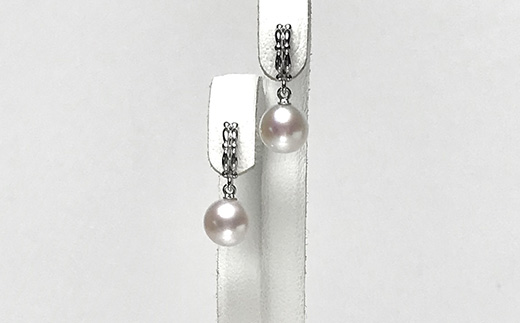 akoya kizuna イヤリング K14WG 真珠 イヤリング アクセサリー パール 6.5ミリ K14 三重県 伊勢志摩 志摩 ジュエリー ギフト プレゼント 冠婚葬祭 入学式 卒業式 結婚式 