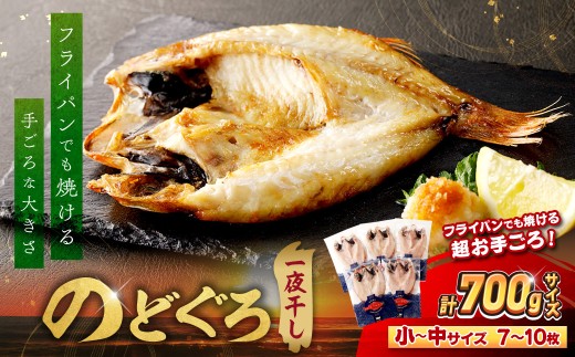 【 お中元 】のどぐろ一夜干し700g（計7～10枚）「フライパンでも焼ける新定番」産地直送 干物 魚 一夜干し 天然 ノドグロ 個包装 【005_0137】