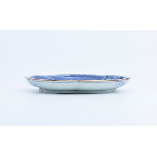 有田焼 松竹梅 花形8寸皿【まるぶん】食器 器 うつわ 皿 盛皿 メイン皿 パスタ皿 デザート皿 プレート ワンプレート 染付 花形 40000円 A40-429_イメージ3
