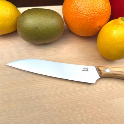 ふるさと納税 関市 関寺田屋　ペティナイフ　135mm　VG10全鋼　天然木柄　オリーブ　　柄ガラスコーティング塗装 |  | 01