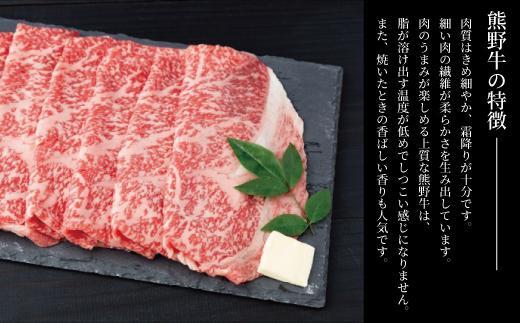 【熊野牛】肩ロース すきやき用 500g【TNS01】
