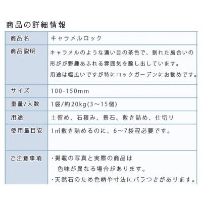ふるさと納税 大野町 庭石  キャラメルロック(100〜150mm) 1袋(約20kg)溶岩石 ロックガーデン |  | 02