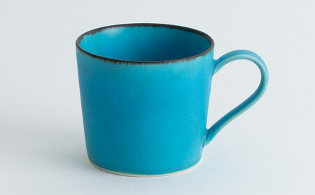 【瑞光窯-ZUIKOU-】カップ&ソーサー ペアセット(ターコイズブルー/青)｜京都 カップ 食器 清水焼	