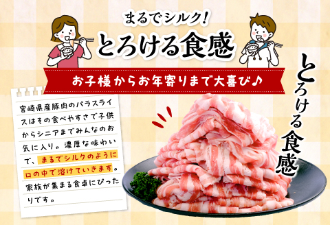 宮崎県産豚バラスライス 計1.6kg