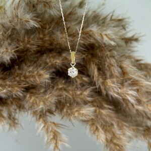 K18YG 天然ダイヤモンド VS-class ネックレス 0.5ct IB-F040625