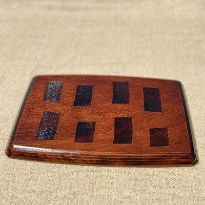 ふるさと納税 香川県 【香川漆器】30cm長角胴張盆　ノミ目スリ漆 |  | 02