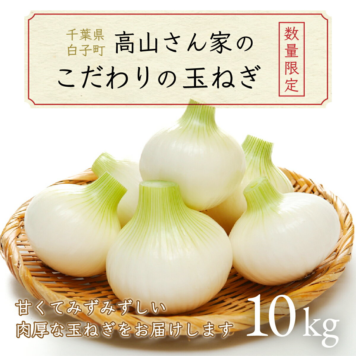【ふるさと納税】【令和8年の先行予約・数量限定】高山さん家のこだわり新玉ねぎ10kg ふるさと納税 たまねぎ 玉ねぎ 白子玉ねぎ スライス サラダ 健康 味噌汁 数量限定 先行予約 令和8年発送 2026年発送 千葉県 白子町 送料無料 SHH009