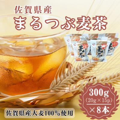 ふるさと納税 佐賀県 佐賀県産まるつぶ麦茶 300g(20g×15P)8本セット[A15701-08](佐賀県)