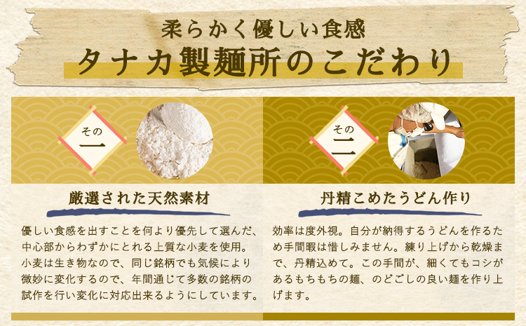 たなかのうどん国産小麦100％ 1.6kg(200g×8束) タナカ製麵所 岡山県浅口市 岡山県 浅口市《30日以内に出荷予定(土日祝除く)》小麦粉（国産）食塩/トレハロース うどん 麺 送料無料--