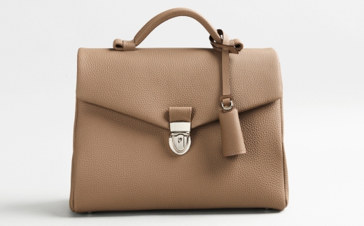 ミニサイズ・ハンドバッグ(1気室) トープ【1293-GMS】｜革製品 レザー 国産 [1010]