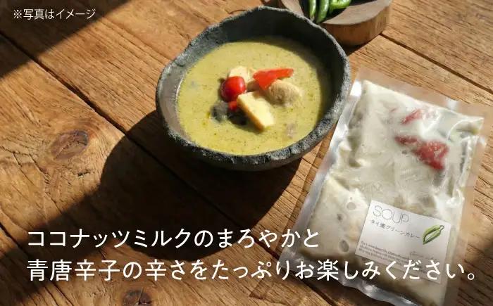 【全3回定期便】グリーンカレー 約180g×5パック 計900ｇセット 【SOUP LAB】[AYAK014]