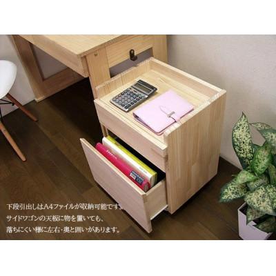 ふるさと納税 筑後市 ハンドメイド天然木パイン材学習机用ワゴン(7タイプ対応)キャスター付き |  | 02