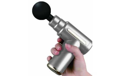 マッサージドリルガン（KINMAKU mini）シルバー