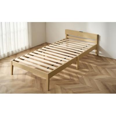 ふるさと納税 大河原町 組立簡単すのこベッド 宮付き ナチュラル シングル アイリスオーヤマ[53752885] |  | 02