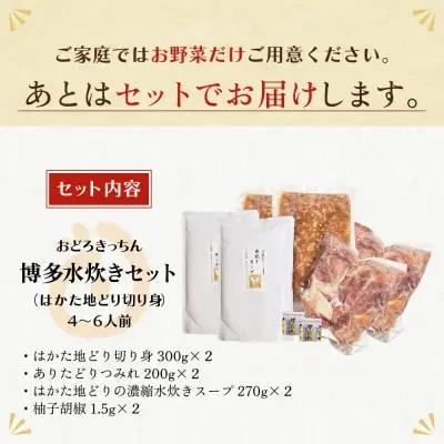 Y69-22 おどろきっちん 博多水炊きセット 4～6人前 水炊き