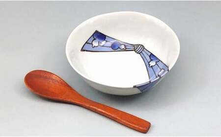有田焼 惣太窯 取り鉢 14cm ペア 2個セット 無瓢結び絵【白峰堂】食器 器 うつわ 手描き 鉢 小鉢 A25-523