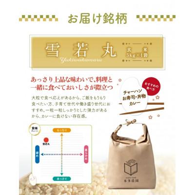 ふるさと納税 酒田市 ≪新米予約≫ 雪若丸 玄米 5kg 令和7年産米 山形県酒田産 |  | 02