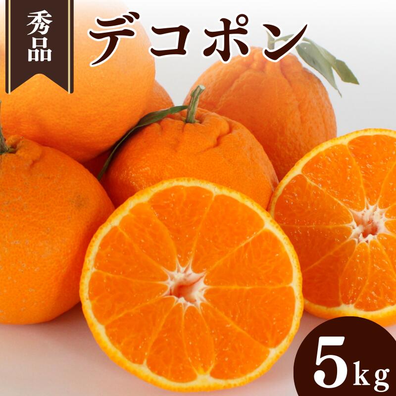 【ふるさと納税】 ＜先行予約＞デコポン【秀品】5kg ※2026年3月上旬～4月上旬頃に順次発送予定【期間限定・数量限定】 / 柑橘 季節限定 お取り寄せ 産地直送 贈答品 ギフト 果物 フルーツ 田辺市 和歌山県