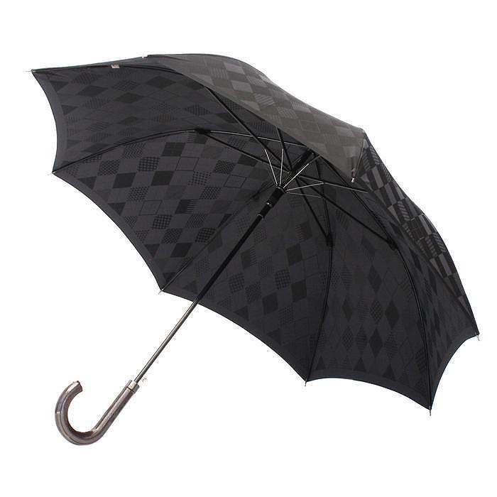 槙田商店【紳士長傘】monotone アーガイル《晴雨兼用》