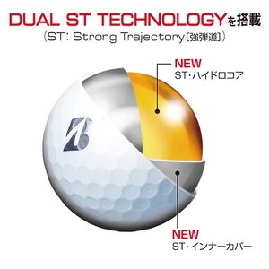 【2026】ゴルフボール 6D ブリヂストン TOUR B X パールホワイト