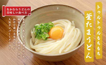 うどん百名店選出 さぬきうどん 生うどん 10食 つゆなし  名店なかむら 香川県 丸亀市 
