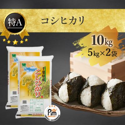 ふるさと納税 大網白里市 【令和6年産】【特A評価】千葉県産「コシヒカリ」精米 10kg(5kg×2袋)