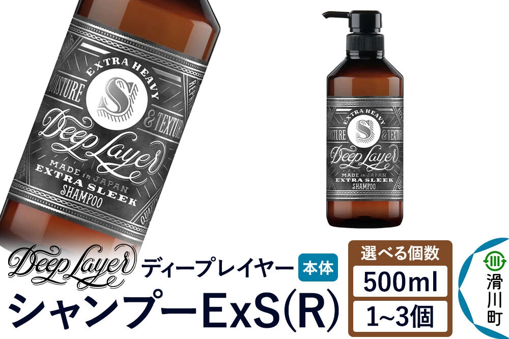 
                  DeepLayer ディープレイヤー シャンプー ExS (R) 500mL【選べる個数】 [まとまり パサつき なめらか 手触り スルスル髪 ふんわり 細毛 軟毛 ダメージ毛 ブリーチ毛]
                