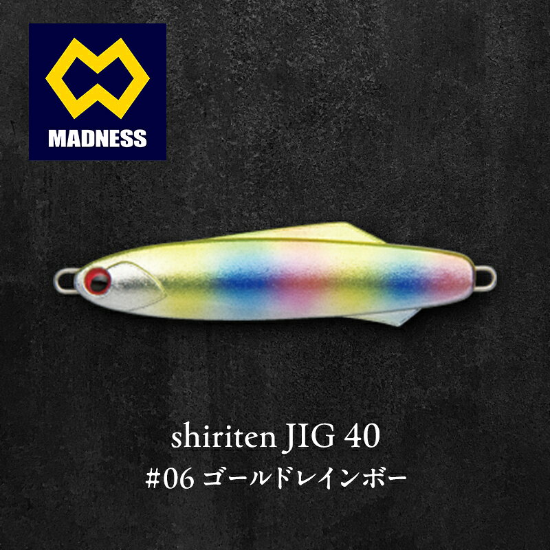 【ふるさと納税】ゴールドレインボー shiriten 40 JIG #06 シリコンソリッドボディ スローシンキング 京都府京田辺市